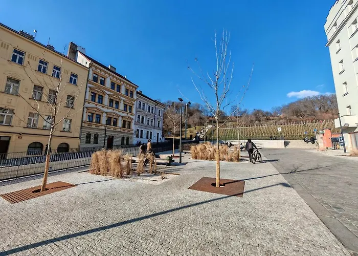 Apartamento Flat In Zizkov With Free Underground Parking -501-